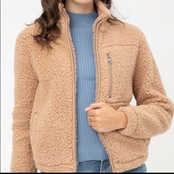 Brown Teddy Jacket - Picture 2 of 4